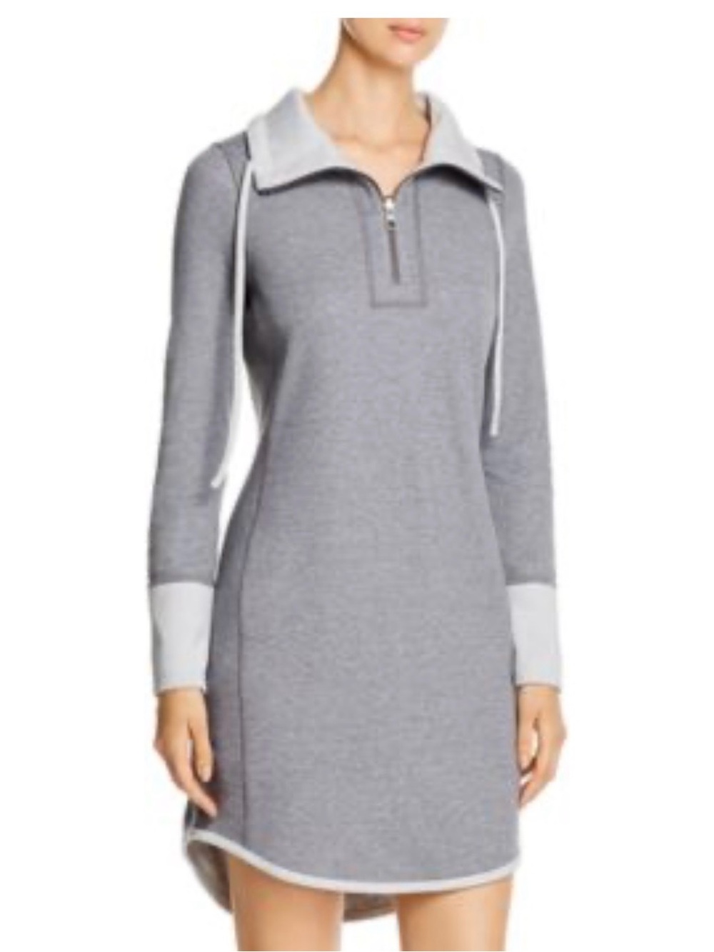 Tommy Bahama Grey Long-Sleeve Pullover Reversible Dress